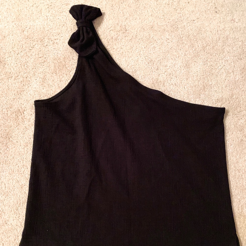 J. Crew Bow One Shoulder Top